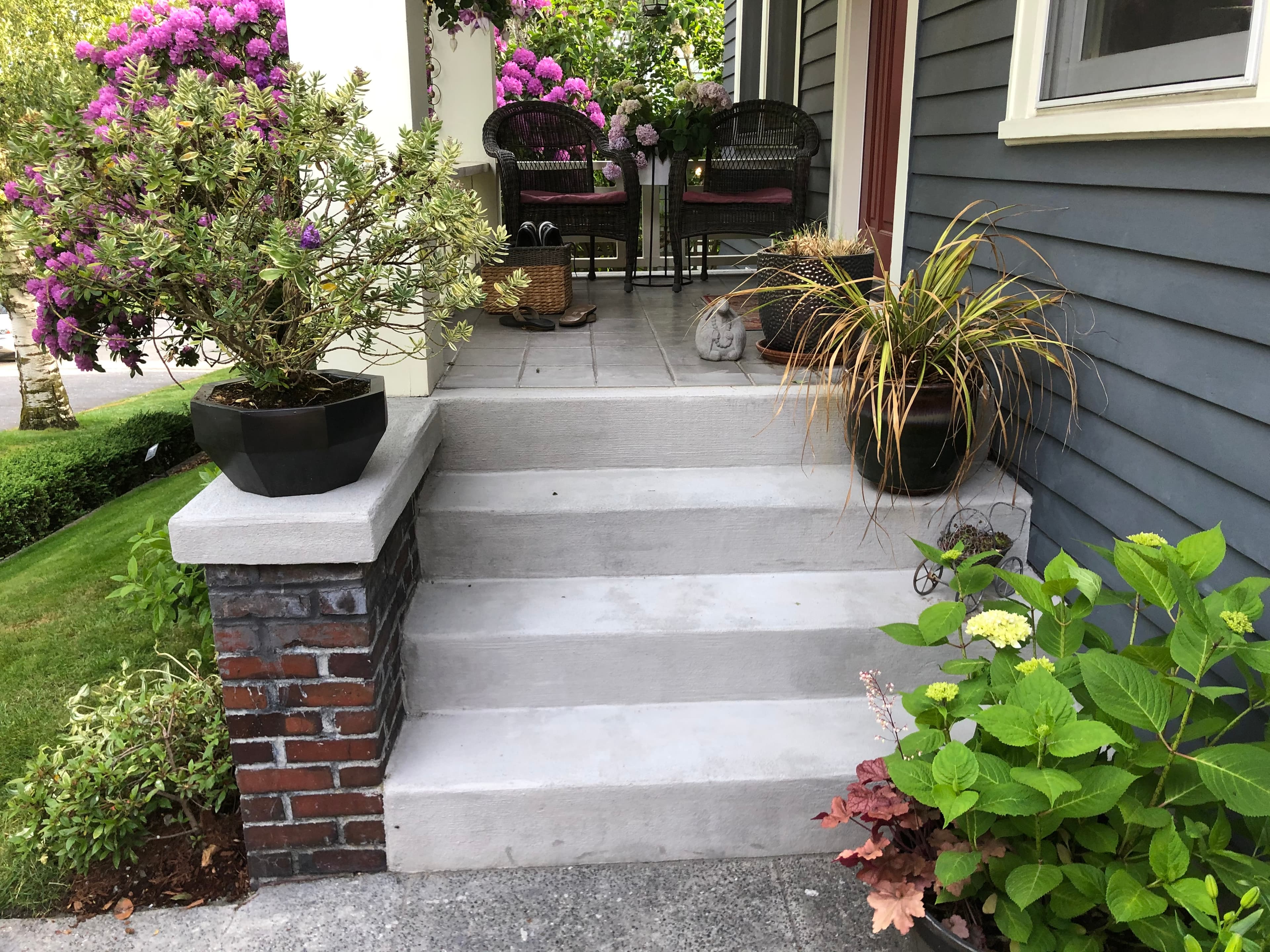 Stair rebuild — after